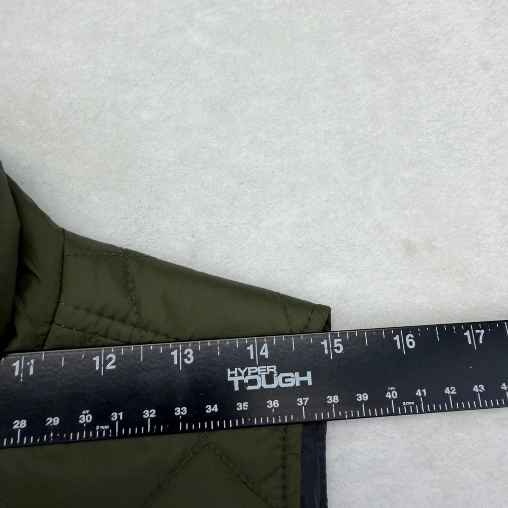 NEW Aer Lingus College Football Classic Ireland Quilted Vest Olive Green Large